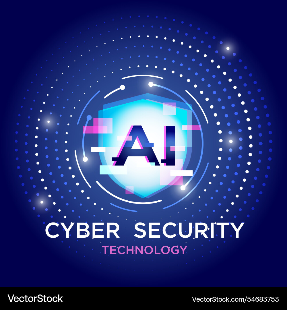 Cyber aasecurity system with abstract concept Cyber aasecurity system with abstract concept vector image