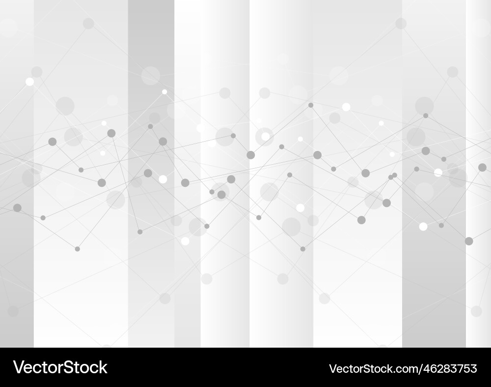 Grey abstract technology graph background Grey abstract technology graph background Vector Image
