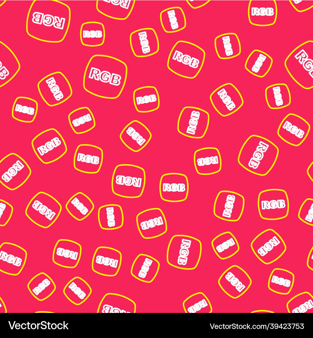 Line speech bubble with rgb and cmyk color mixing Line speech bubble with rgb and cmyk color mixing Vector Image