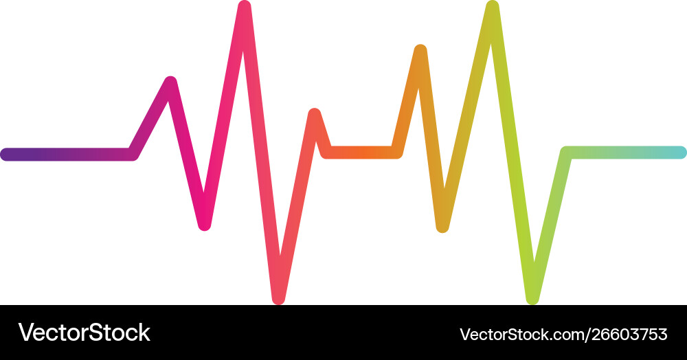 Pulse lineequaizer and sound effect Pulse lineequaizer and sound effect Vector Image
