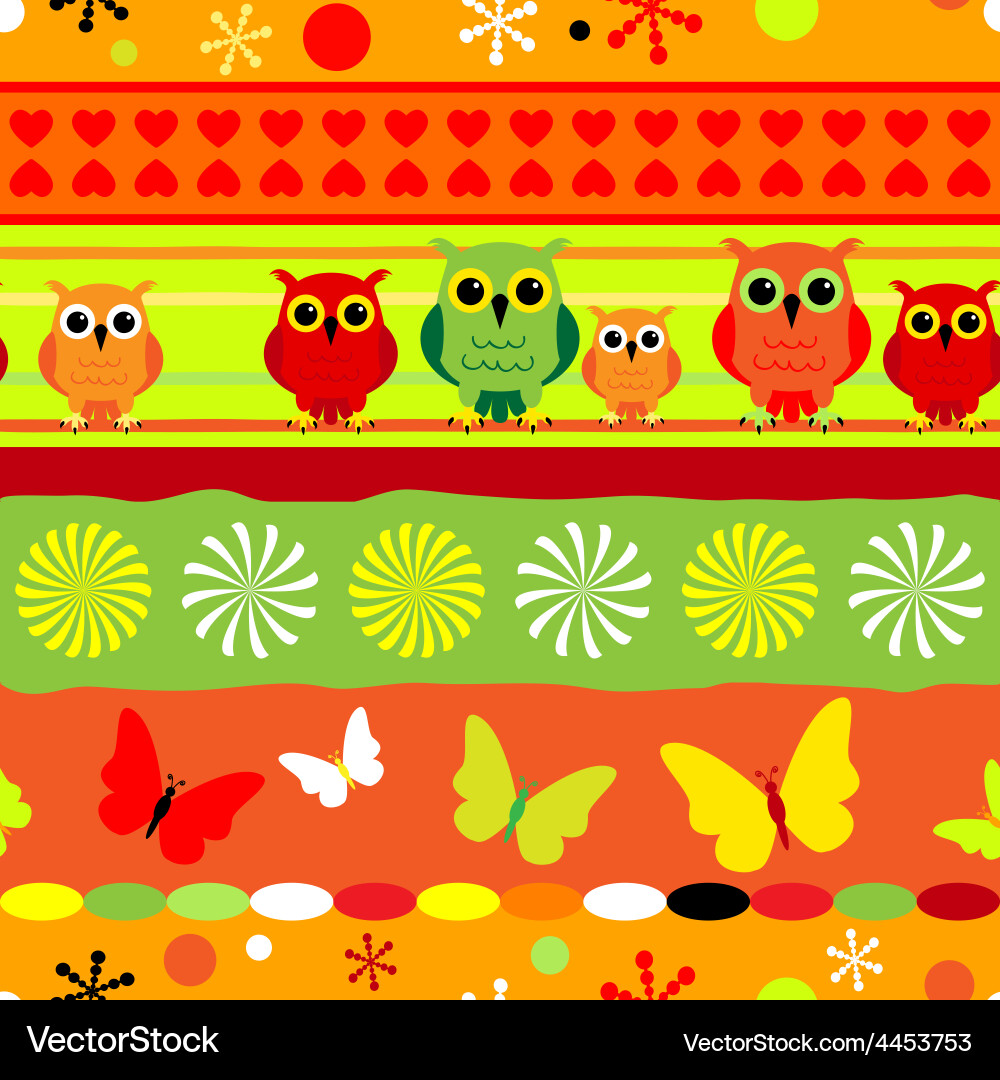 Seamless colorful striped pattern Vector Image