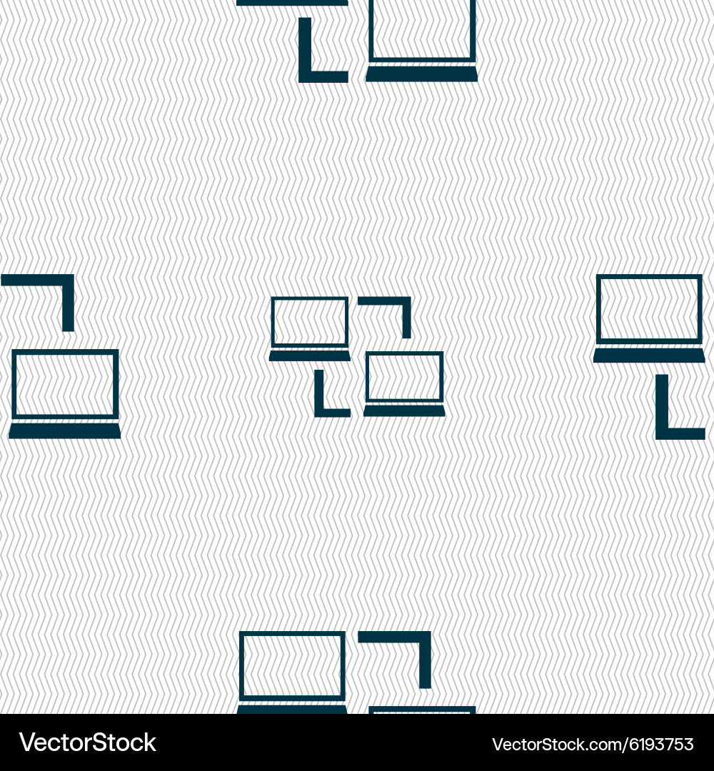 Synchronization sign icon notebooks sync symbol Vector Image