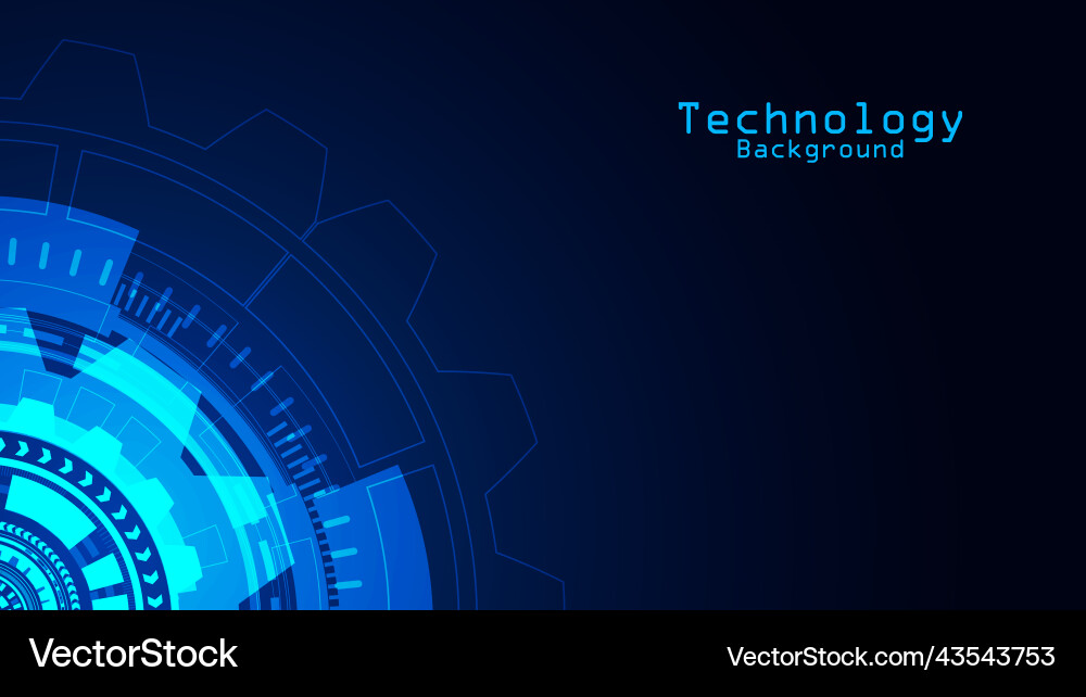 Technology background with hi-tech digital data Technology background with hi-tech digital data vector image