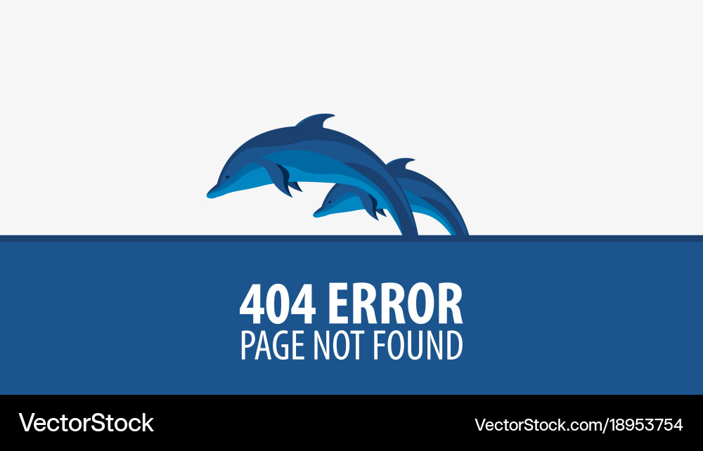404 error page not found ui ux template vector image