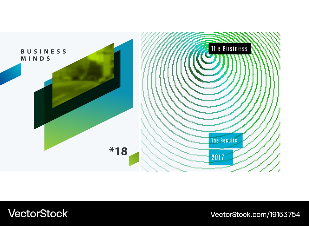 Abstract design elements for graphic layout vector image