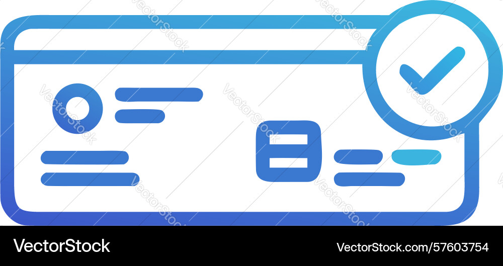 Document verified icon design generative ai vector image
