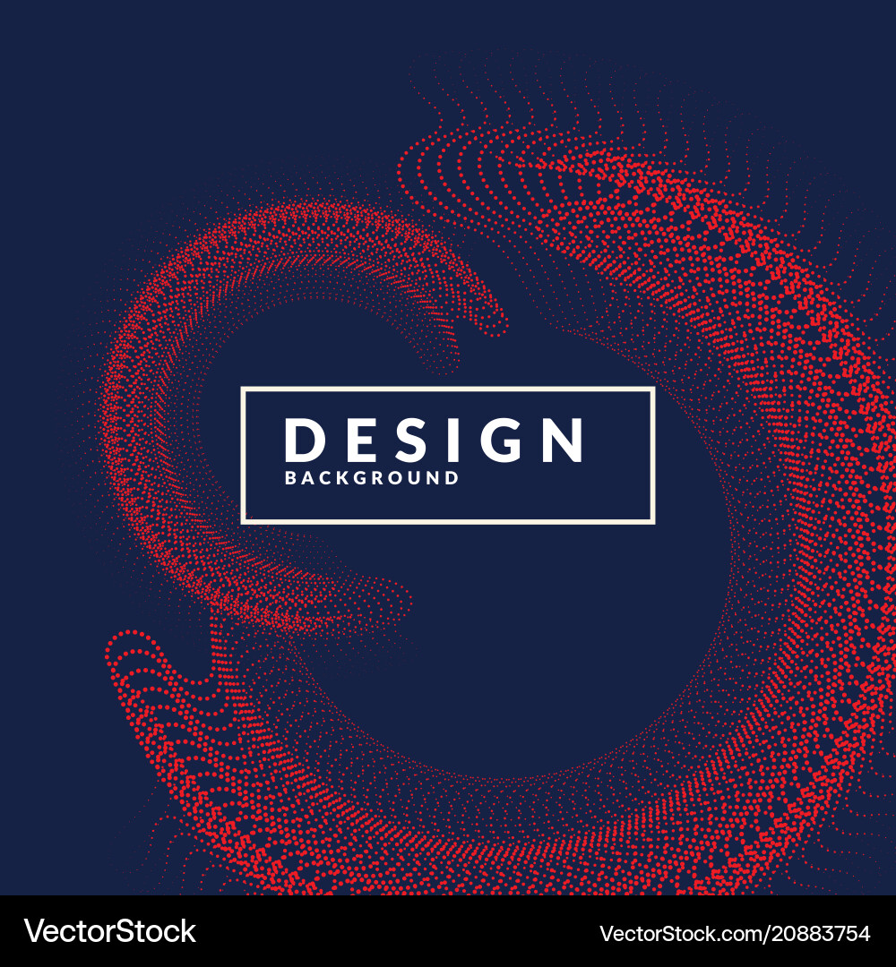 Dynamic Wave Abstract Background vector image