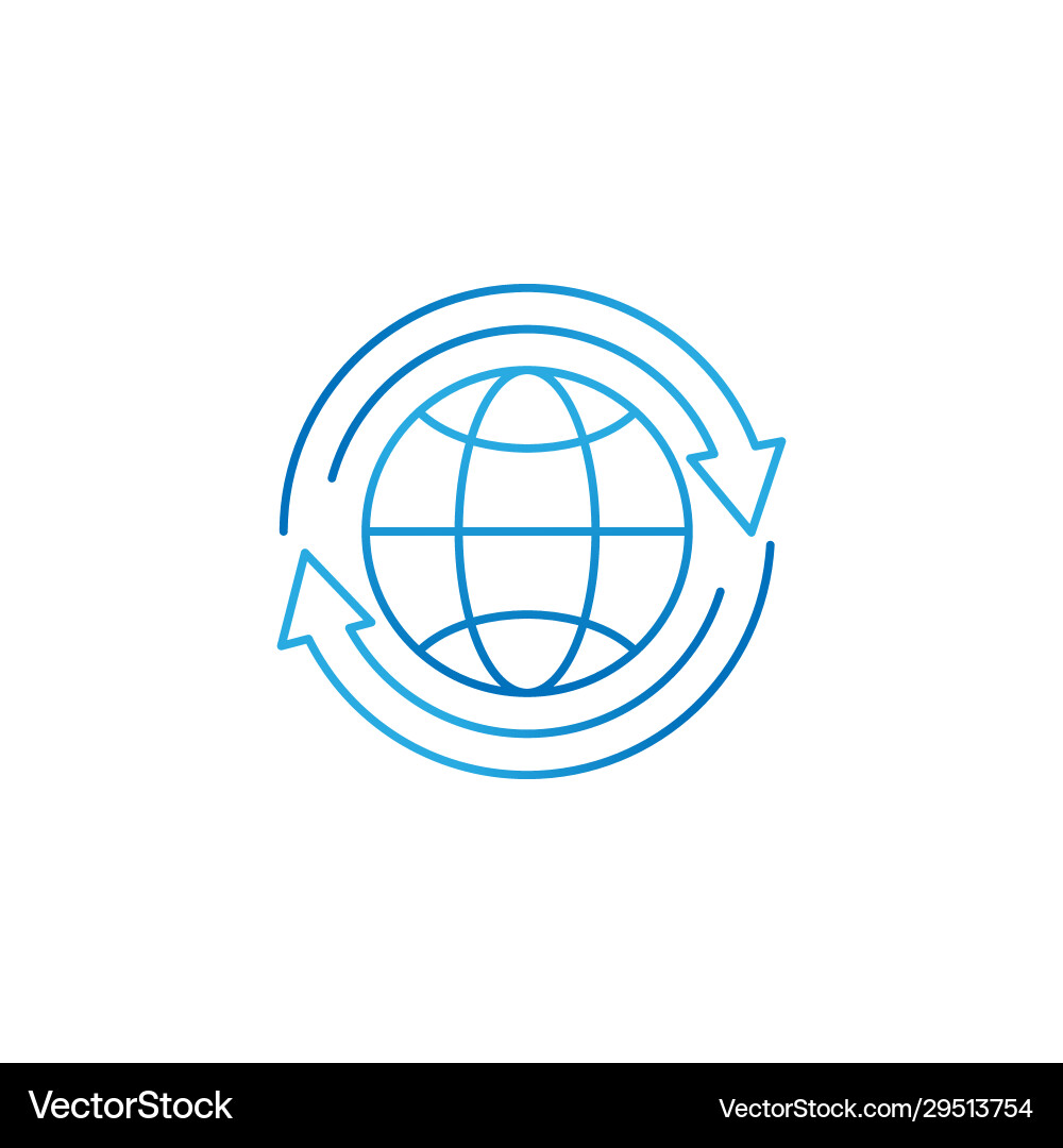 Globe icon design for website mobile Globe icon design for website mobile vector image