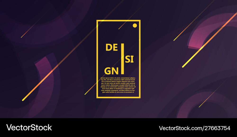 Minimal abstract background design template Minimal abstract background design template vector image