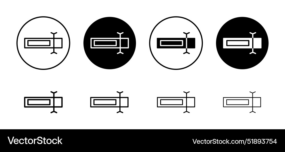 Rename icon set collection outline flat Vector Image