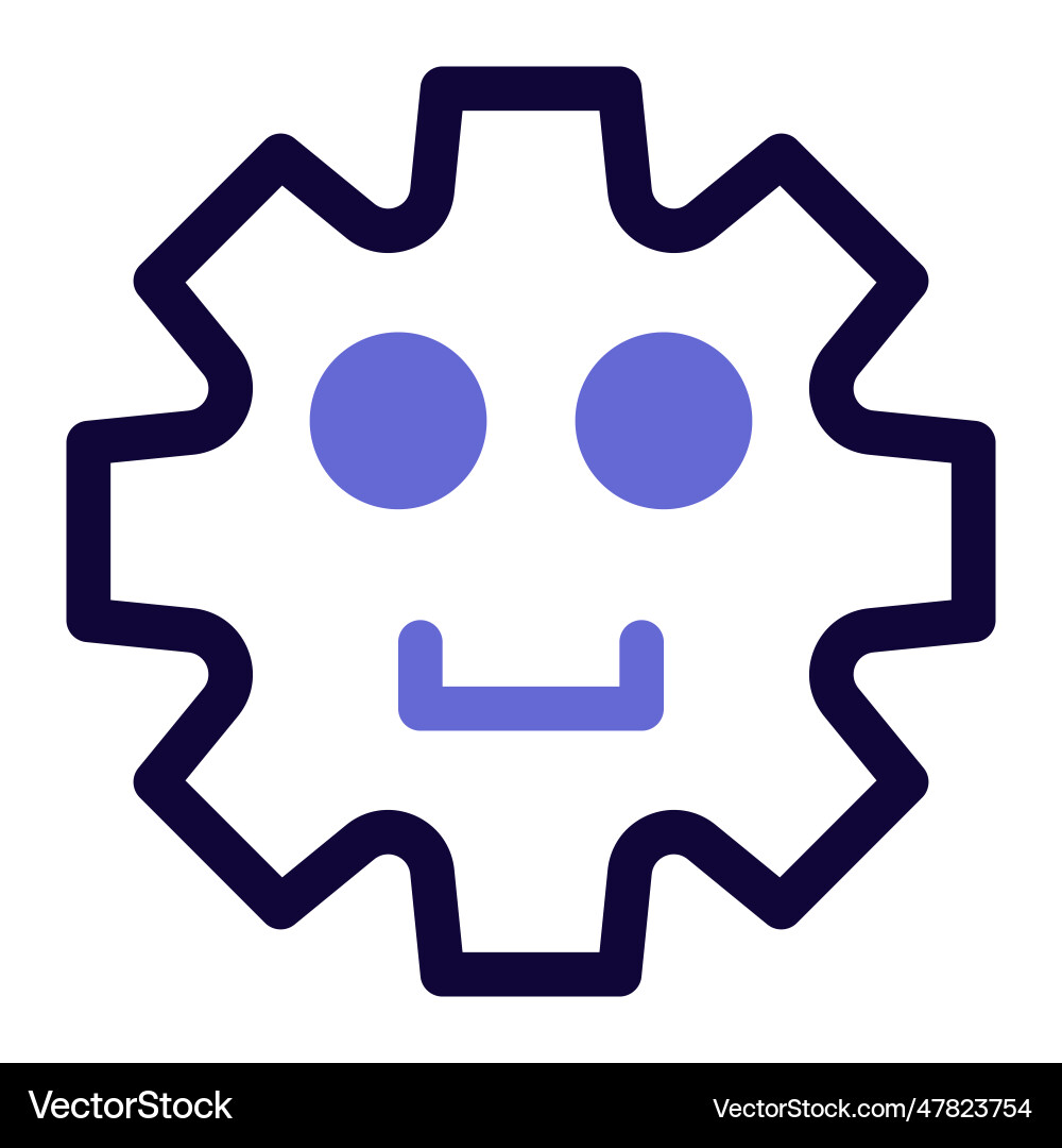 Tool used to perform task automatically vector image