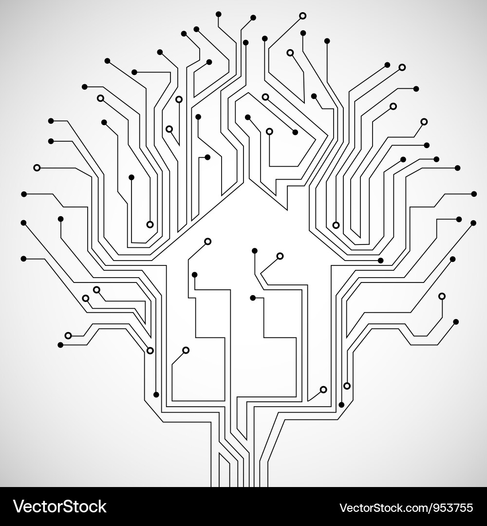 Circuit Board Pattern vector image