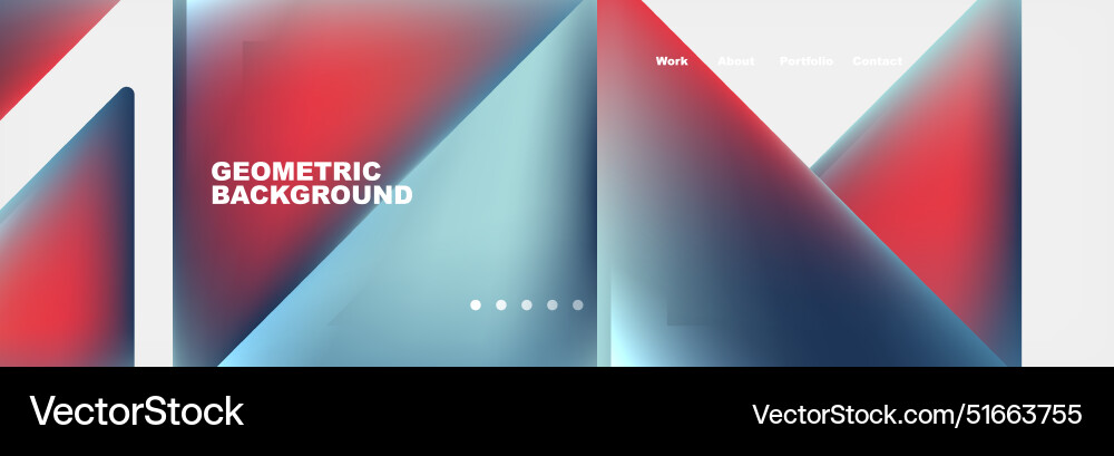 Gradient triangles composition with bright fluid Gradient triangles composition with bright fluid Vector Image
