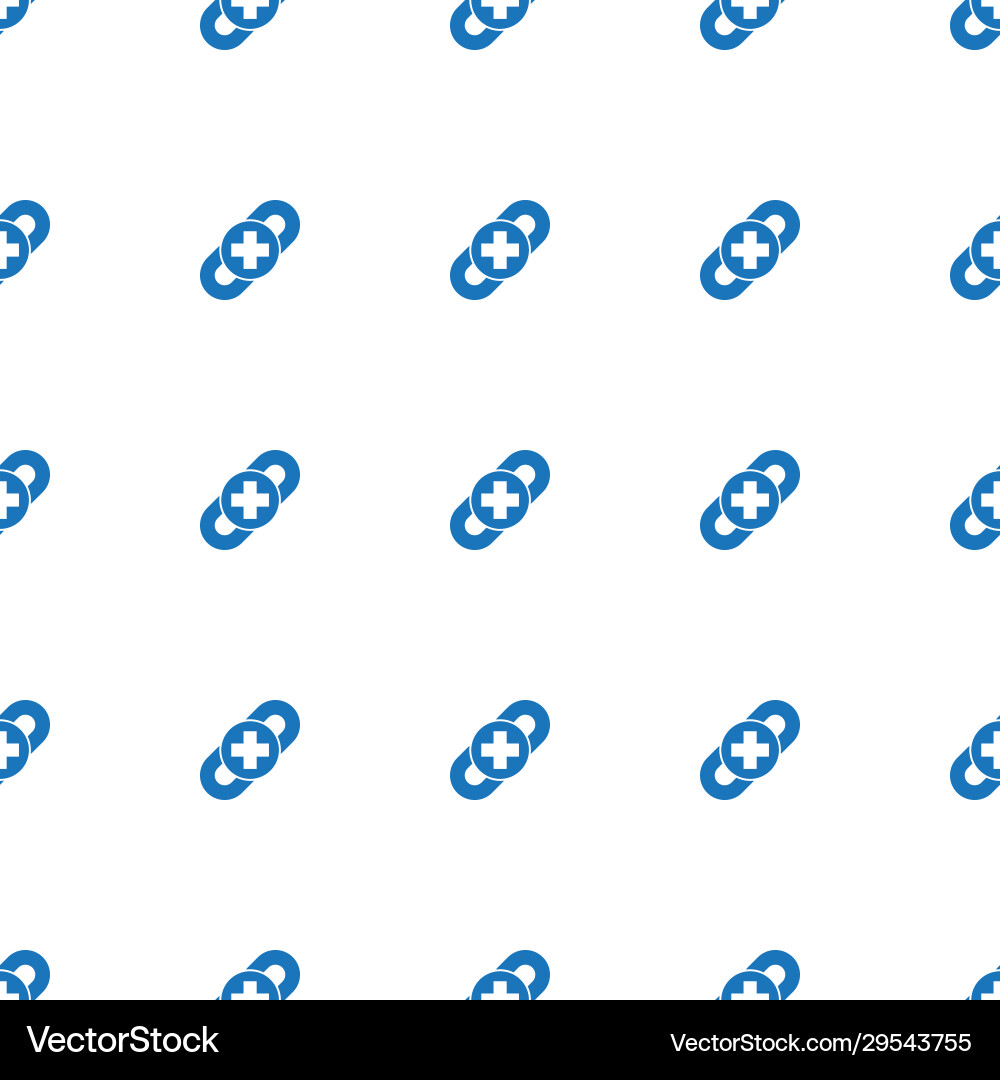 Link building icon pattern seamless isolated Vector Image