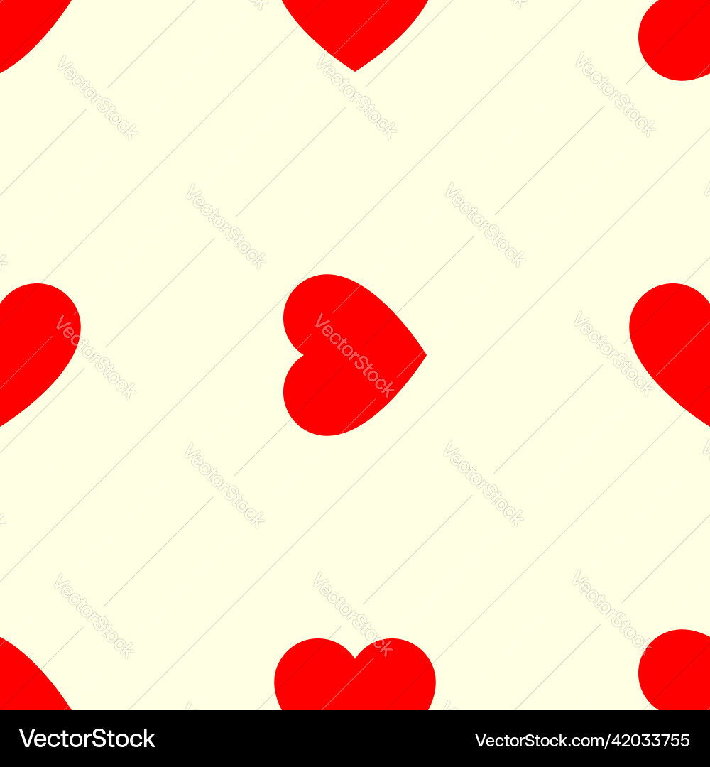 Seamless repeatable heart shape icon pattern Seamless repeatable heart shape icon pattern Vector Image