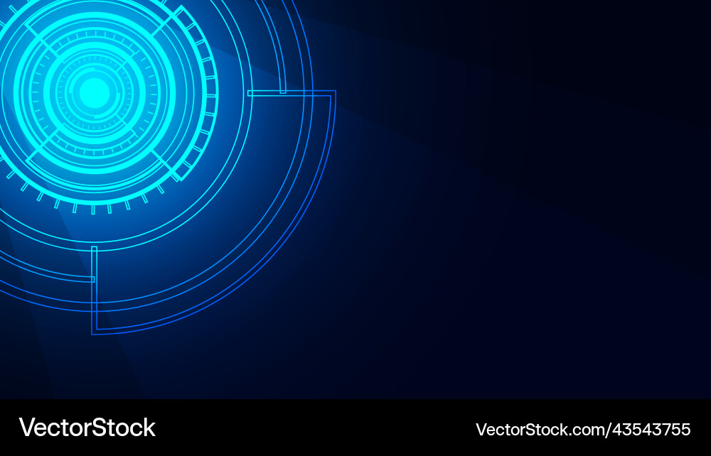 Technology background with hi-tech digital data Technology background with hi-tech digital data vector image