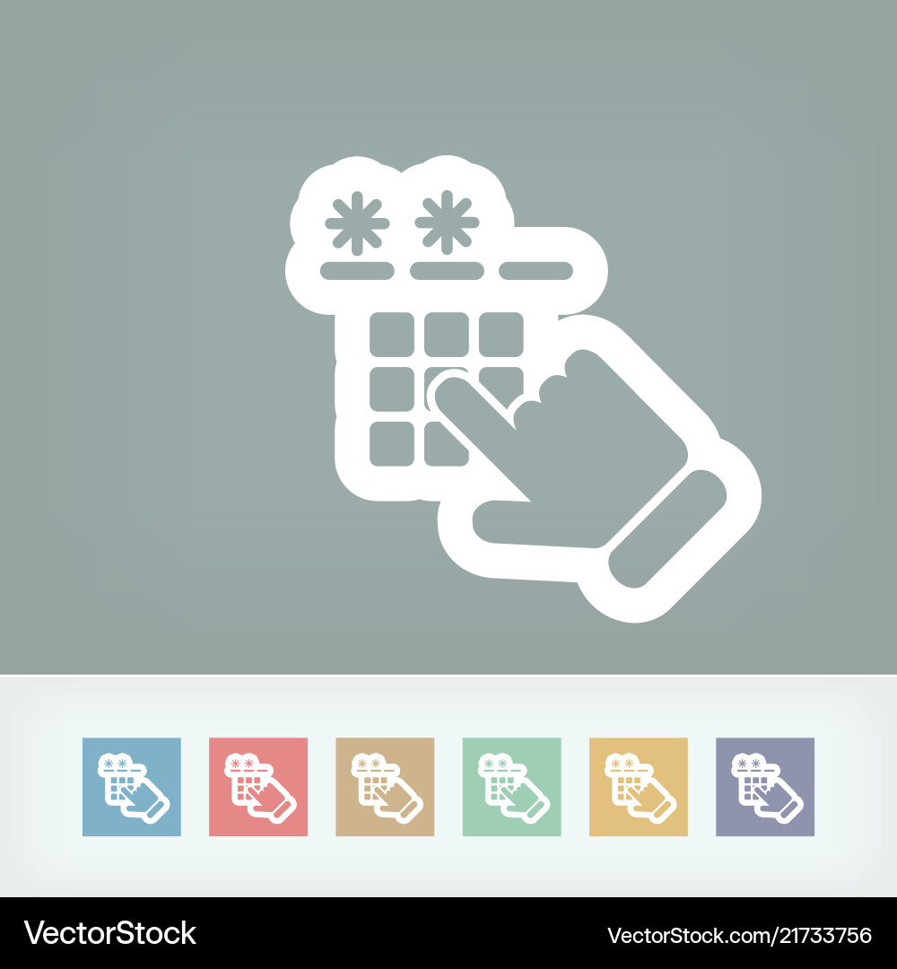 Code access Code access vector image