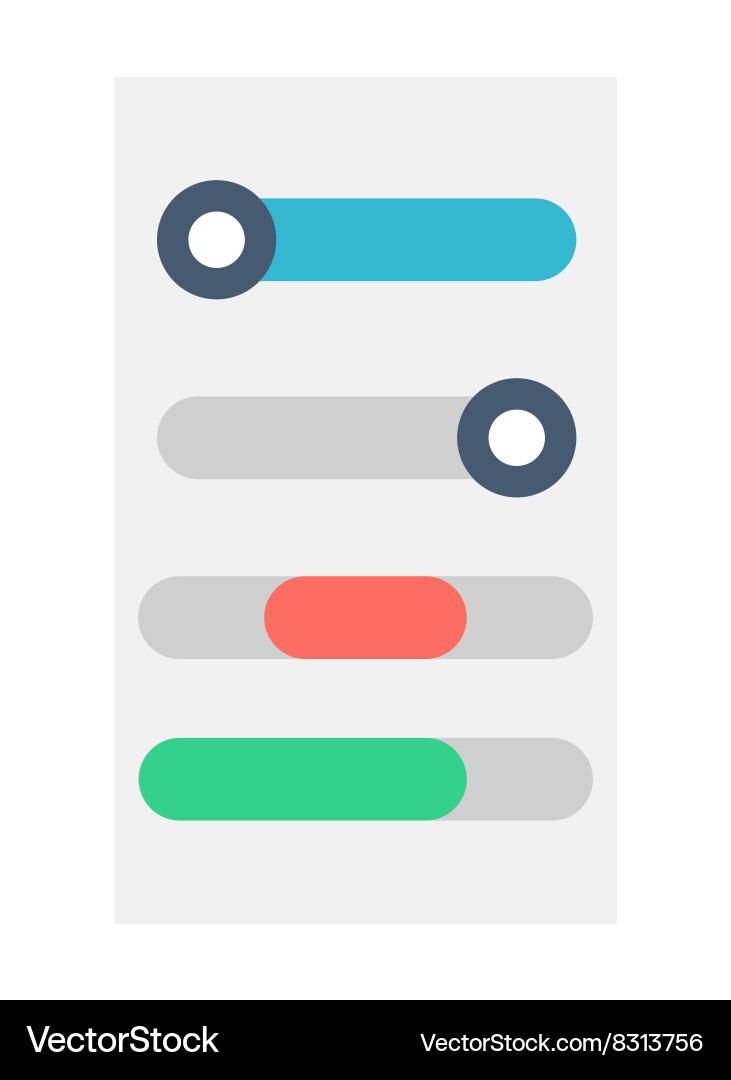 Regulator website button element vector image