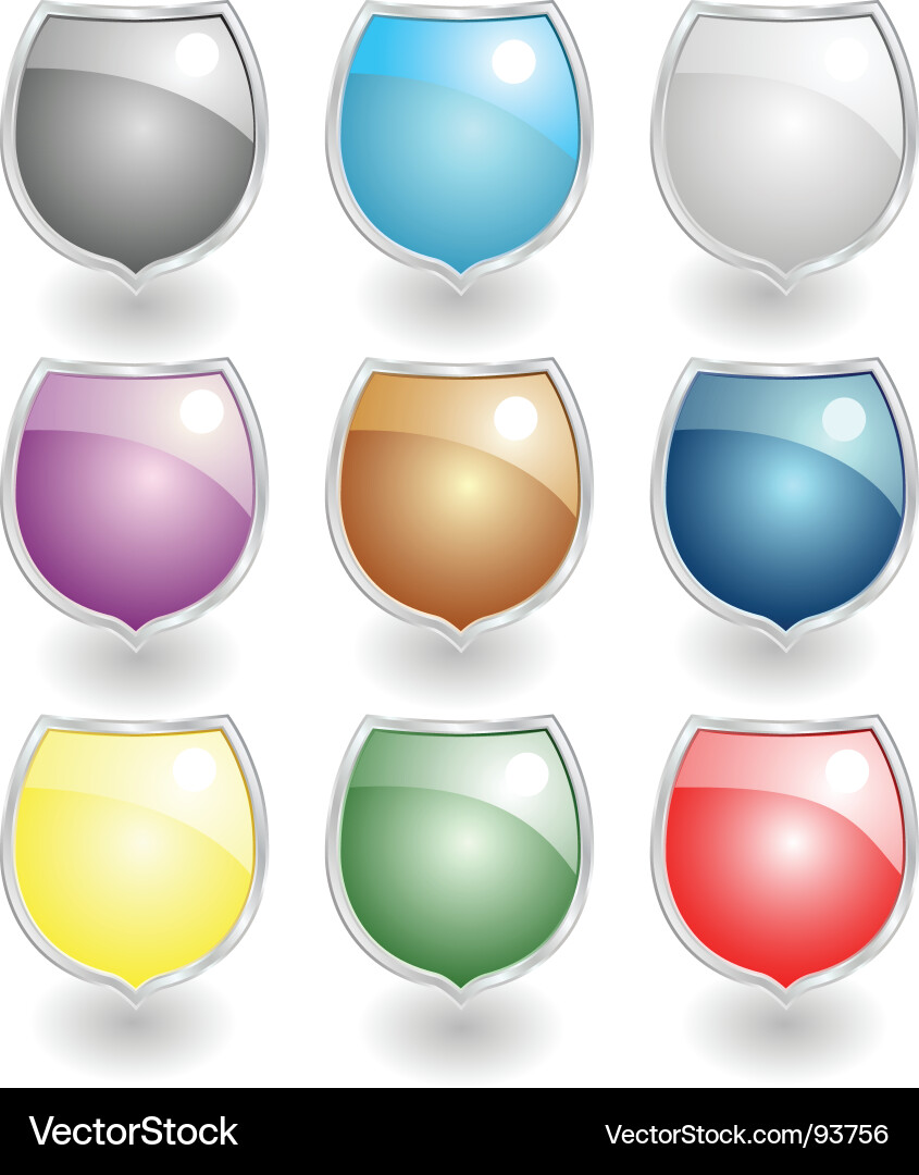 Web color icons Vector Image