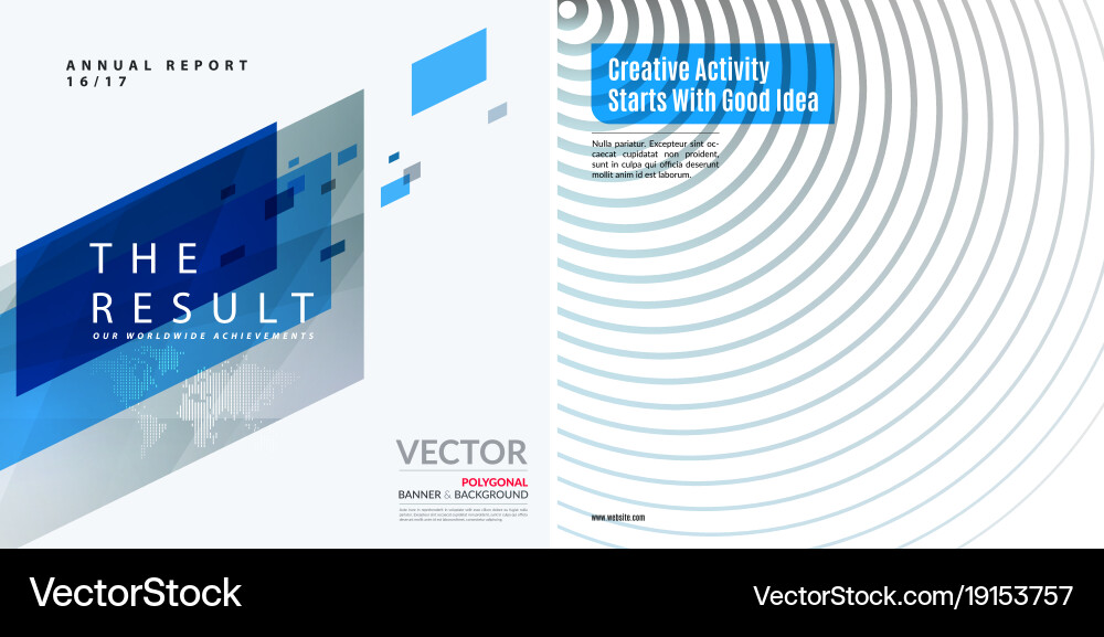 Abstract design elements for graphic layout Vector Image
