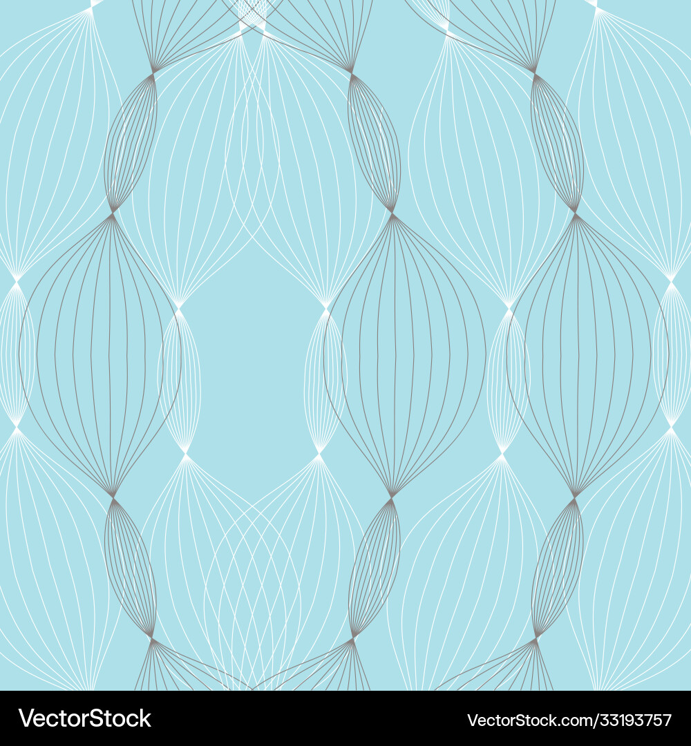 Abstract line art pattern curved crisscross lines vector image