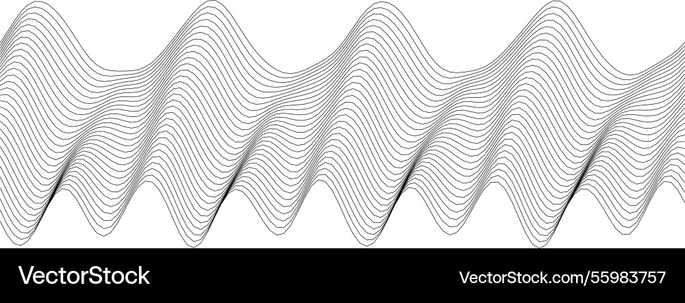 Abstract wave pattern design for backgrounds Vector Image