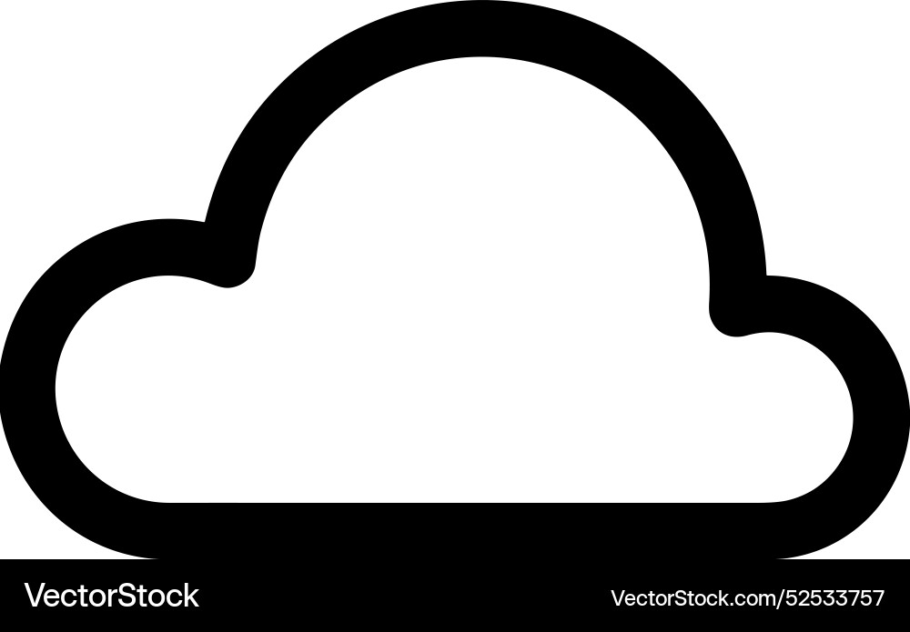 Cloud storage icon symbol image of the hosting Cloud storage icon symbol image of the hosting vector image