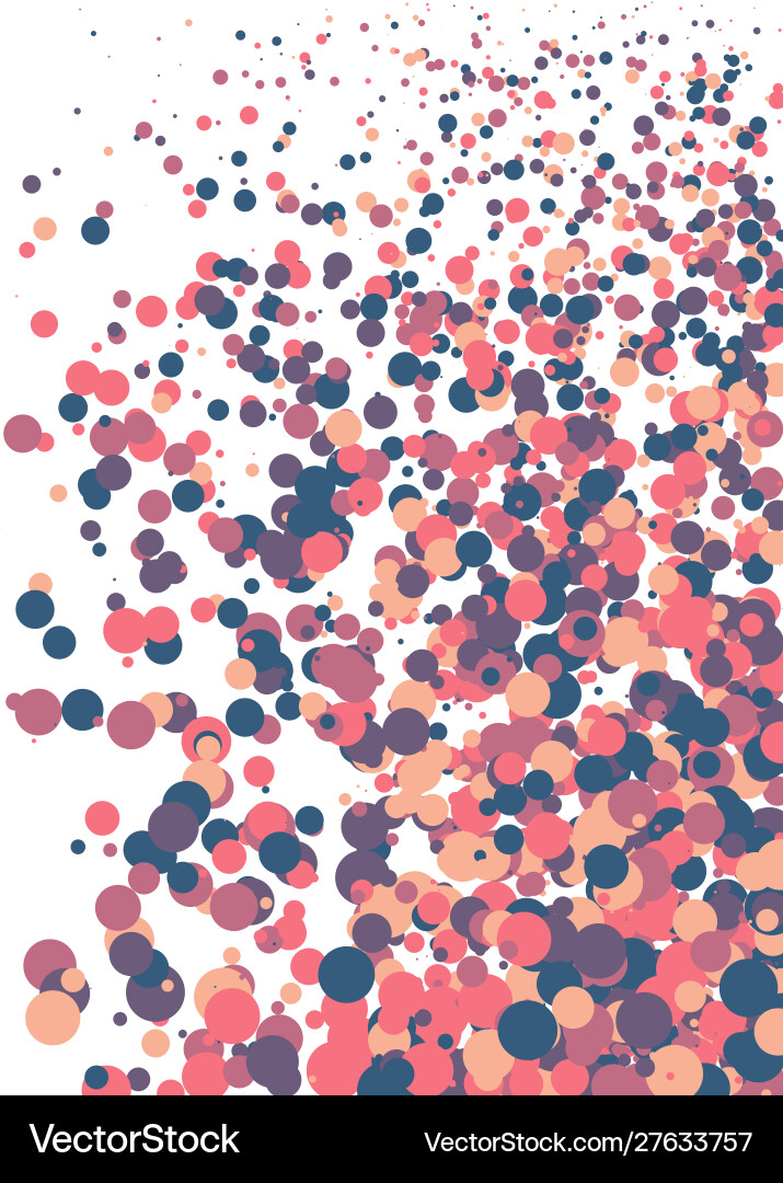 Colorful universe distribution computational vector image