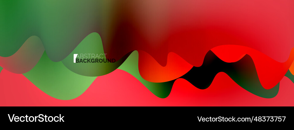 Dynamic liquid waves abstract background Dynamic liquid waves abstract background Vector Image