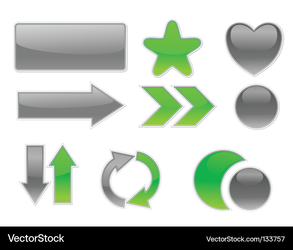 Web elements Vector Image