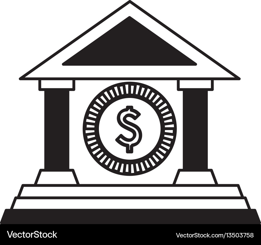 Building roman columns icon Vector Image
