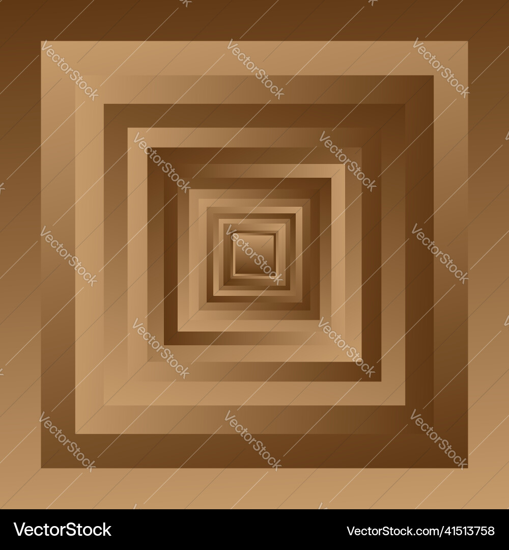 Geometric square design shape with random shaded Vector Image