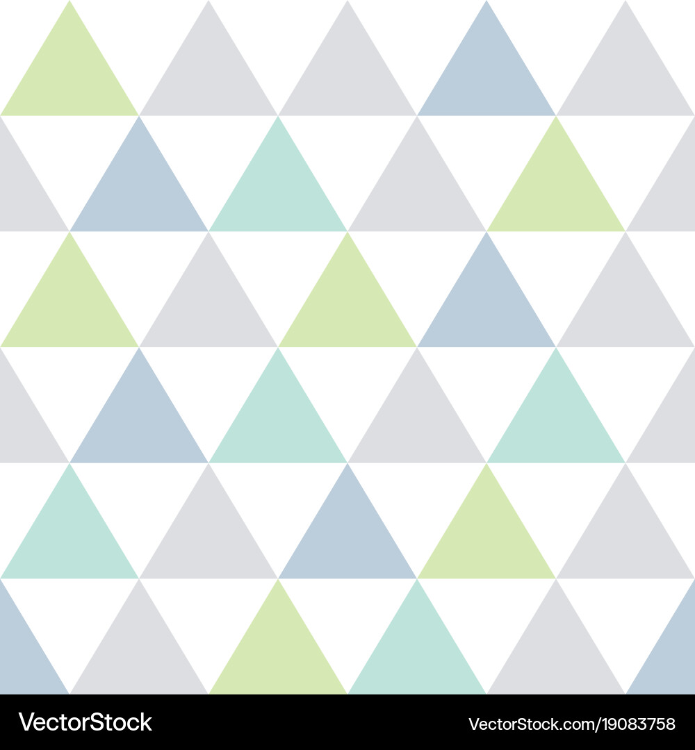Geometric Triangle Pattern vector image