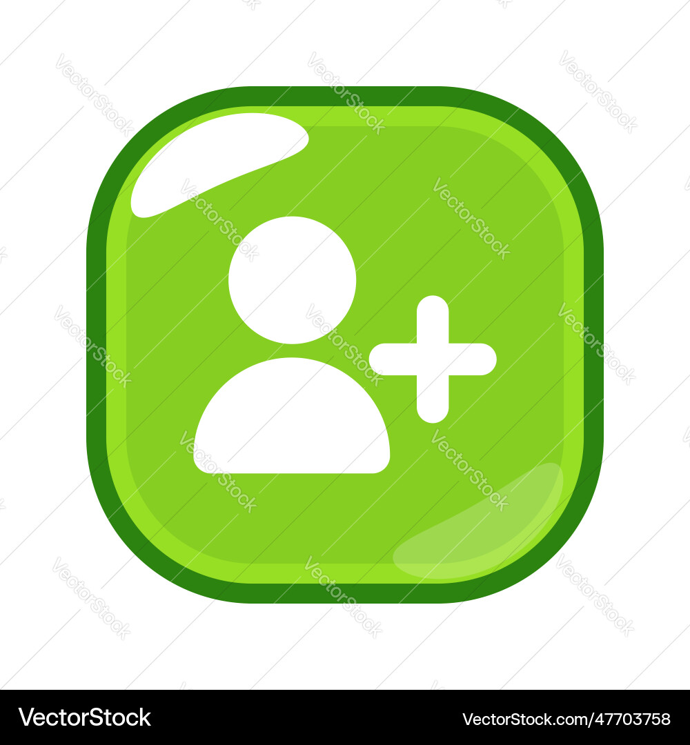 Invite users to game icon vector image