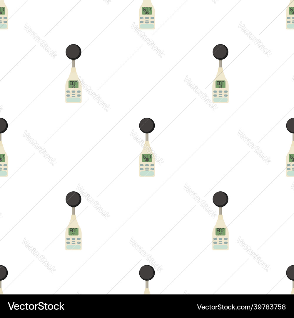 Sound level meter pattern seamless Sound level meter pattern seamless vector image