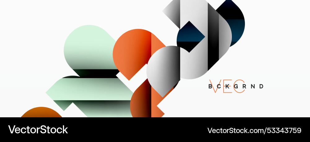 Abstract background colorful geometric curve Abstract background colorful geometric curve Vector Image