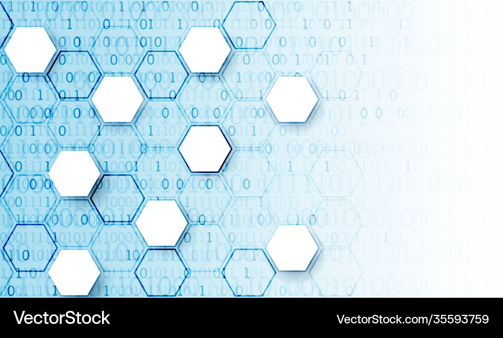 Abstract technology hexagonal background Abstract technology hexagonal background vector image