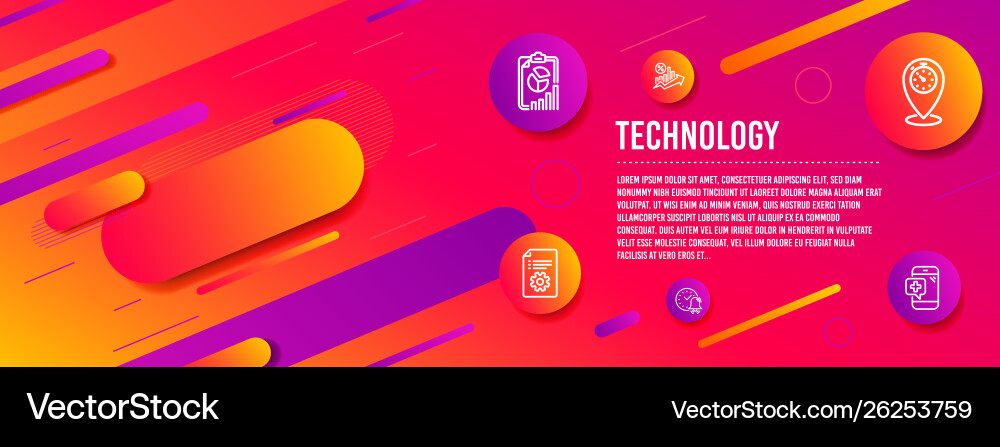 Alarm bell report and technical documentation Alarm bell report and technical documentation vector image
