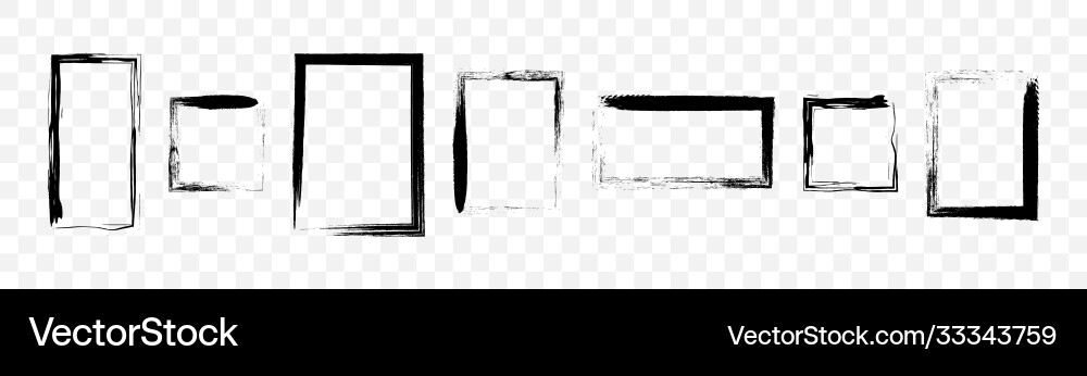 Grunge frame frames collection Grunge frame frames collection vector image