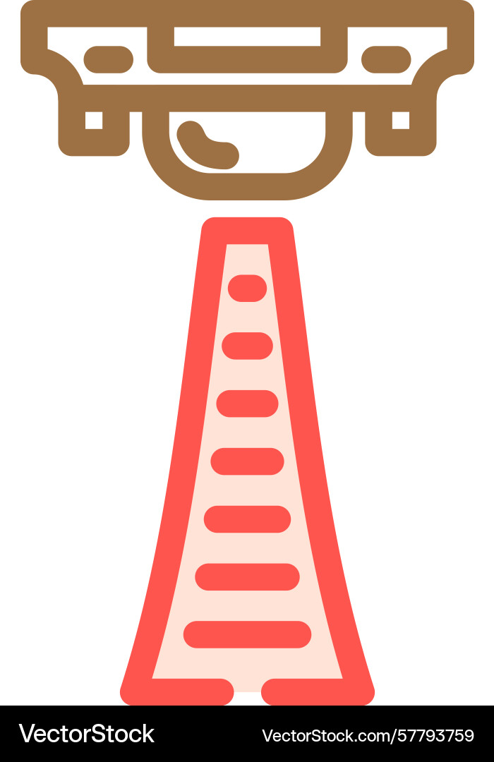 Infrared sensor module color icon Vector Image