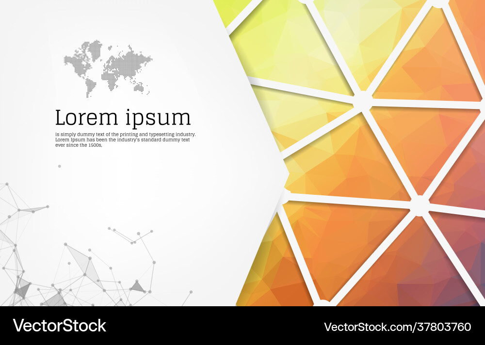Abstract background with colorful triangles Abstract background with colorful triangles vector image