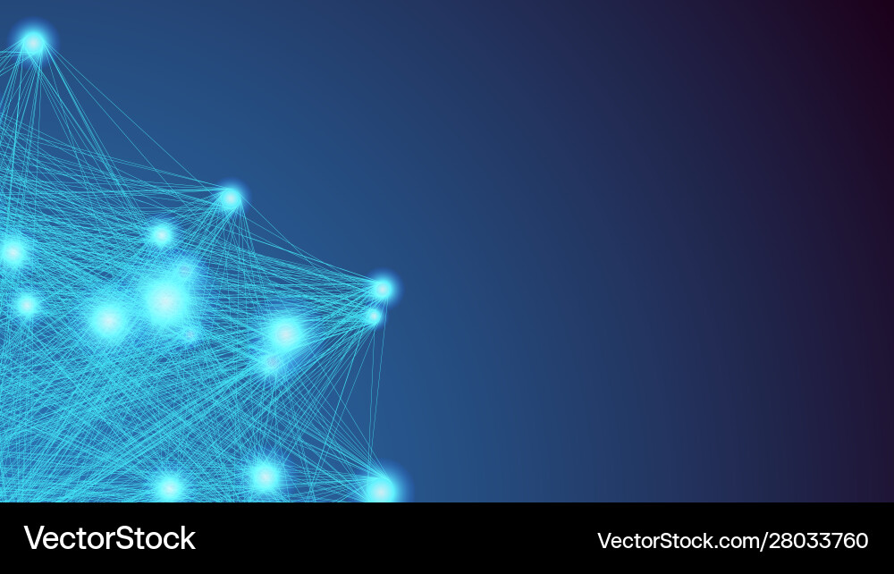 Artificial intelligence background ai neural Artificial intelligence background ai neural Vector Image