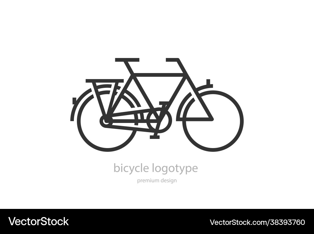 Bicycle bike logo Bicycle bike logo Vector Image