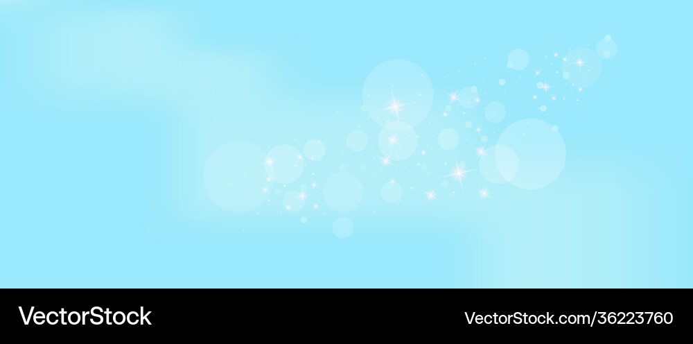 Blue background with bokeh elements and sparks Blue background with bokeh elements and sparks vector image