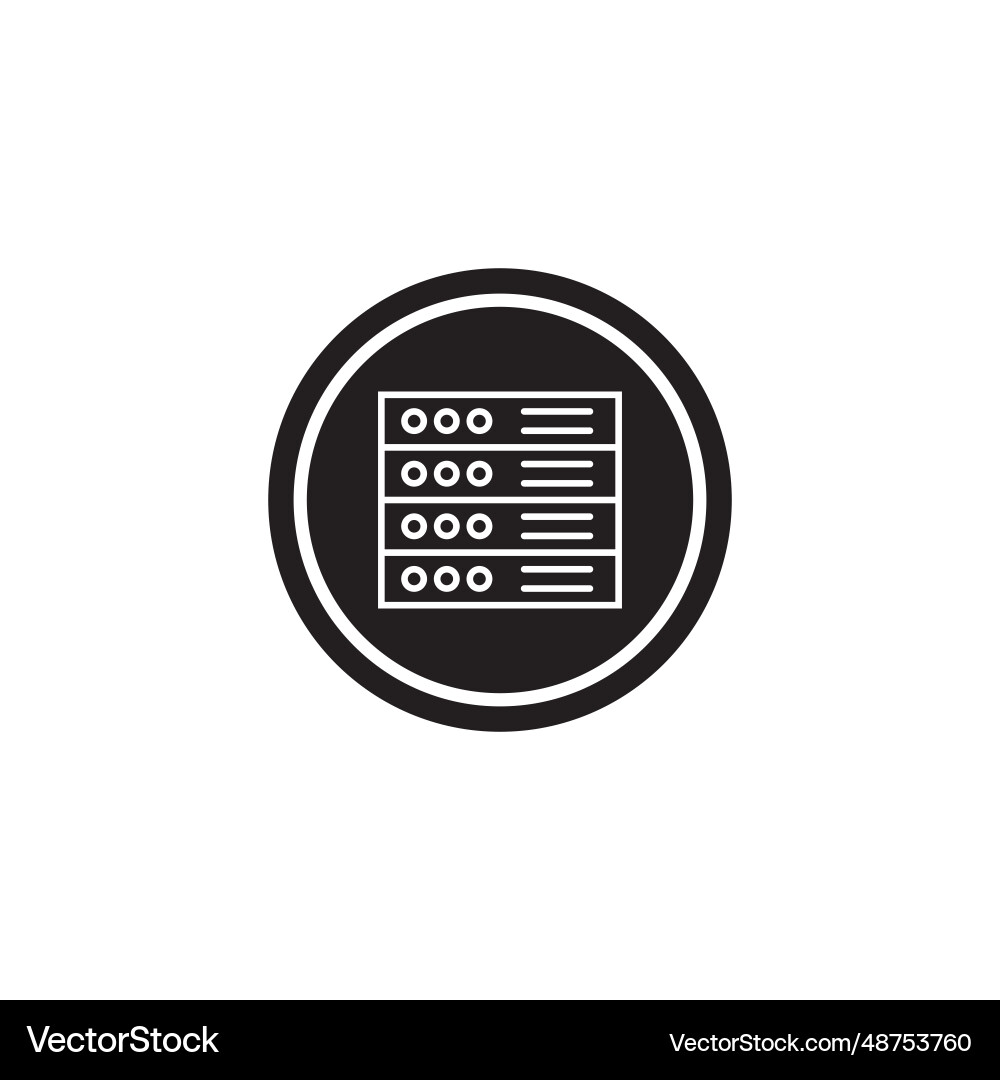 Database icon Database icon Vector Image