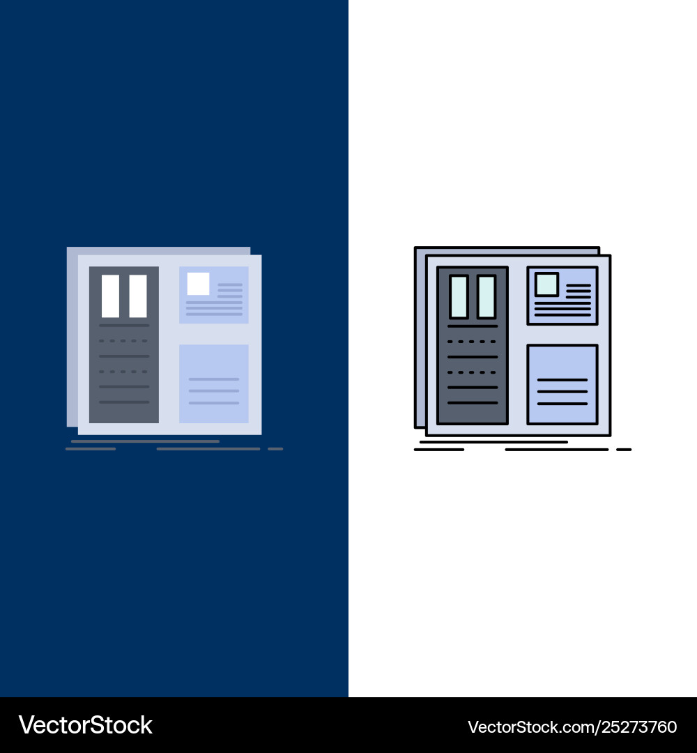 Design grid interface layout ui flat color icon Design grid interface layout ui flat color icon vector image