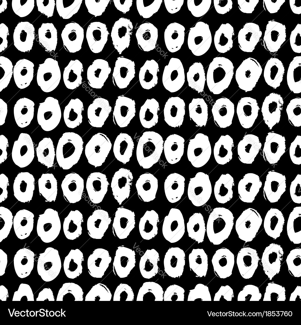 Doughnut Shape Pattern vector image