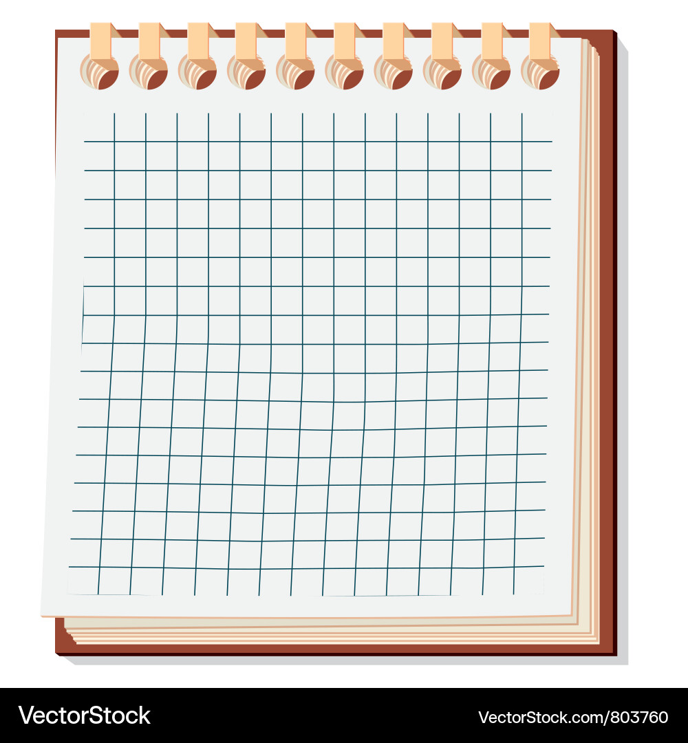 Notebook Vector Image
