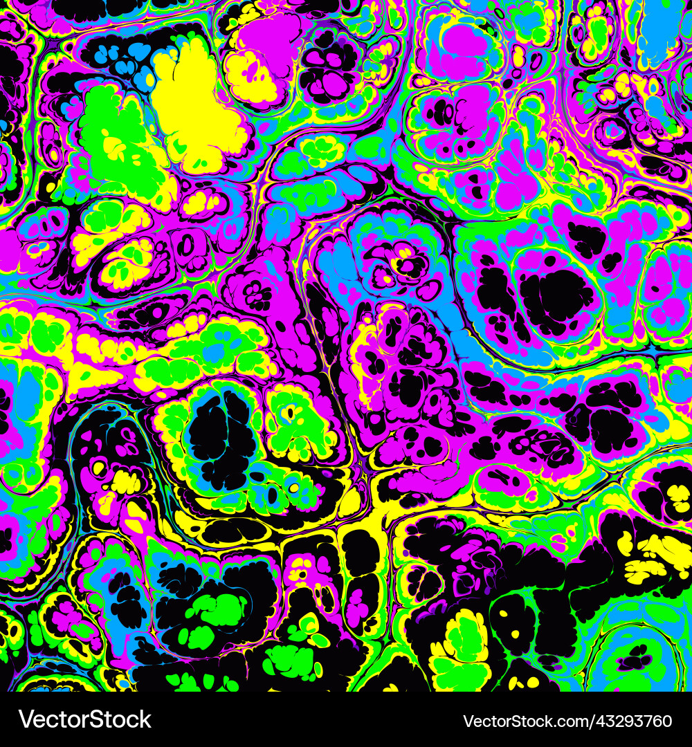 Psychedelic abstract pattern marbling style Psychedelic abstract pattern marbling style Vector Image