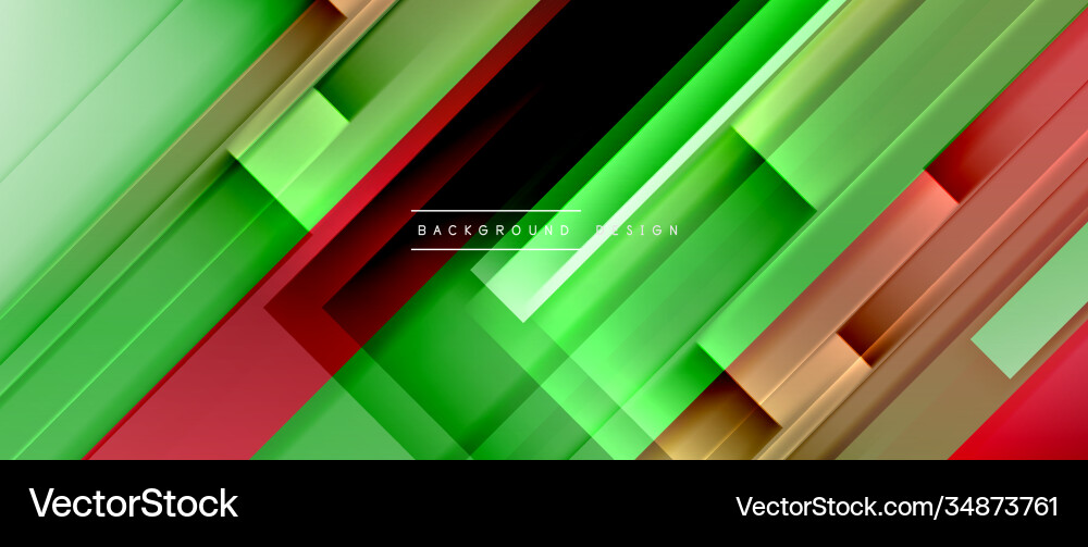 Dynamic lines on fluid color gradient trendy Vector Image